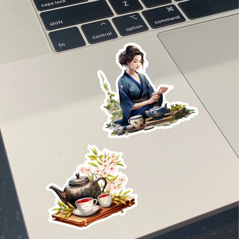 Cute Watercolor Tea Ceremony,  - Art Craft 3 Year Old avaliação e preço