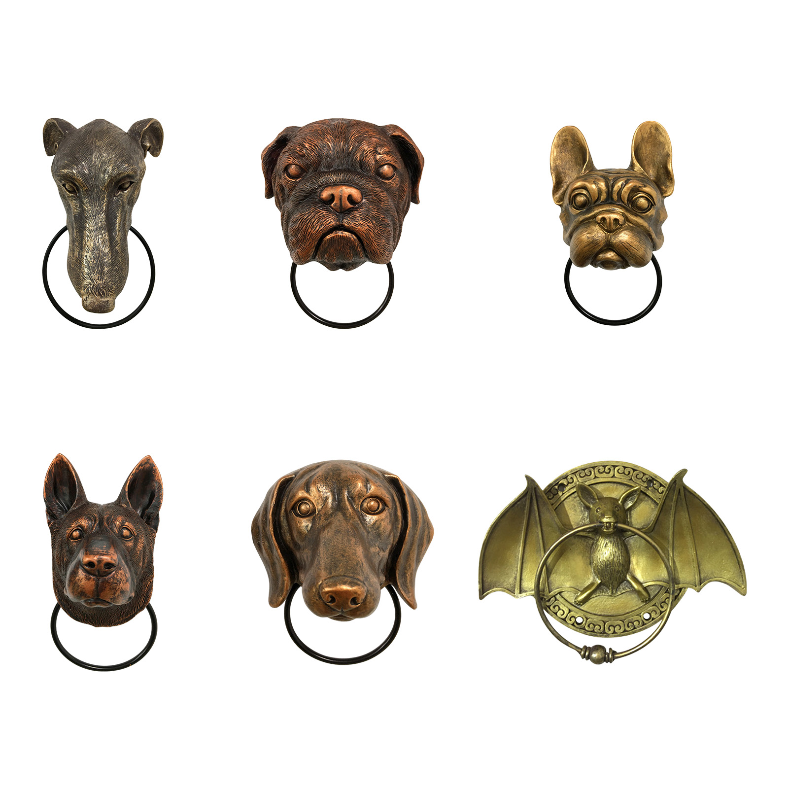 Creative Animals Head Door Kno - Art Craft Door avaliação e preço