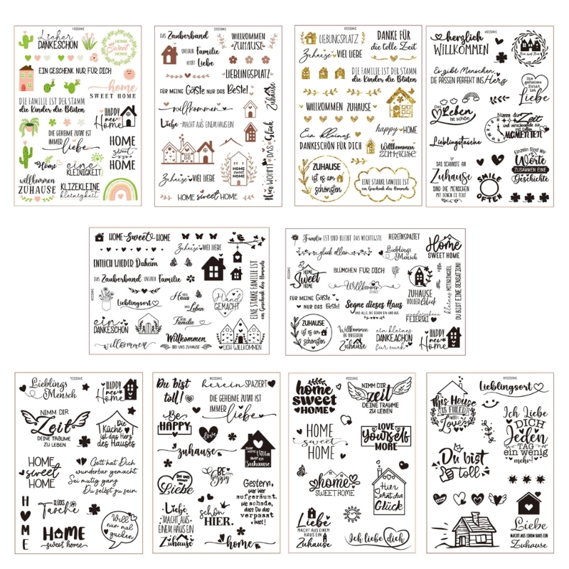 German Rub On Sticker Water Tr - Art Craft 3 Year Old avaliação e preço