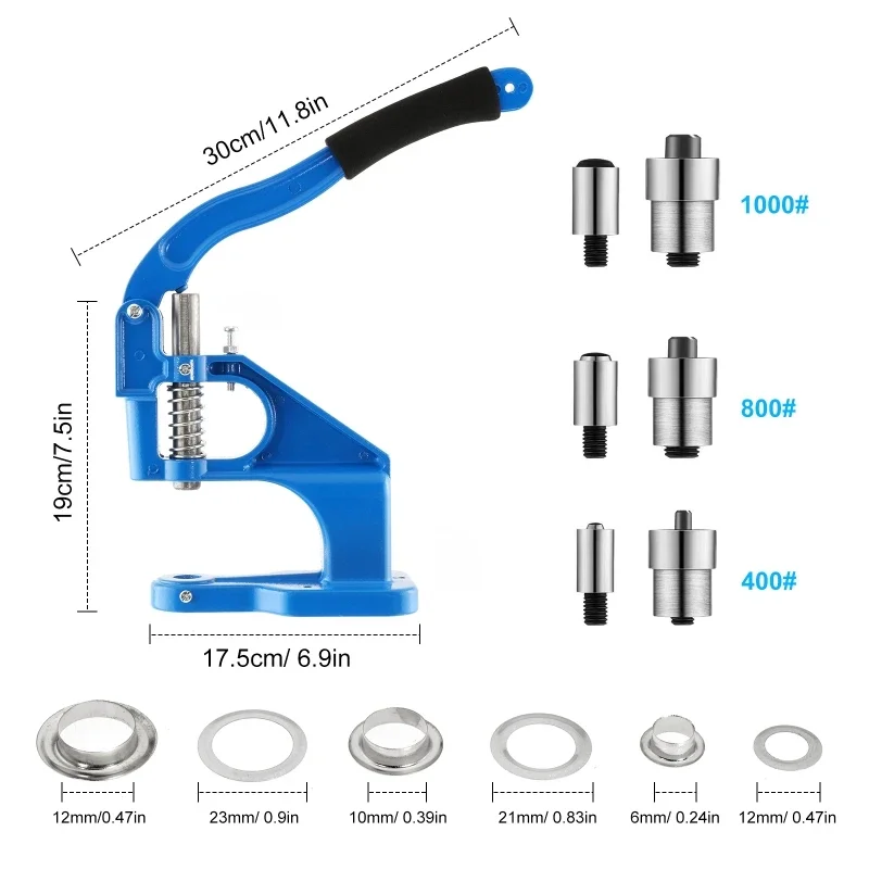 Grommet Eyelet Machine Hand Pr - Art Craft Description avaliação e preço