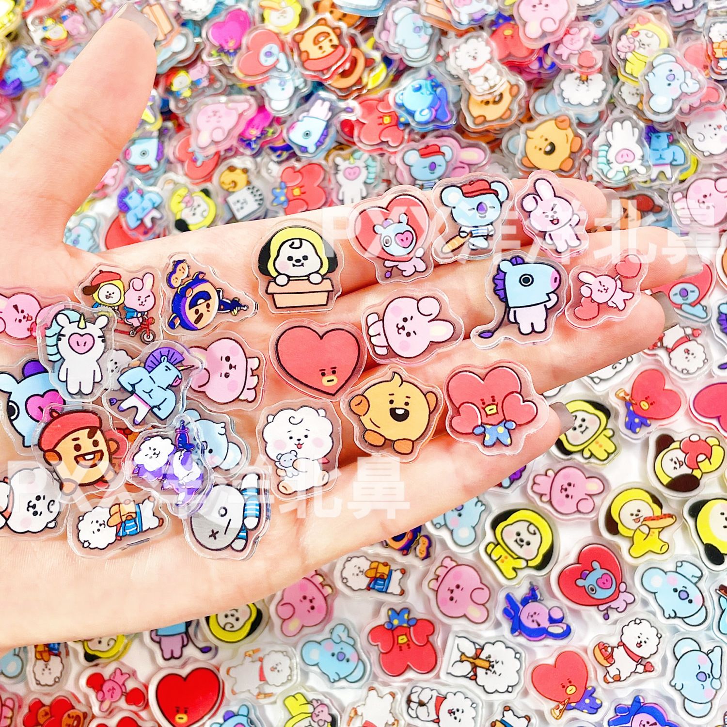 100pcs BT21 BTS single-layer 2 - Art Craft Store avaliação e preço