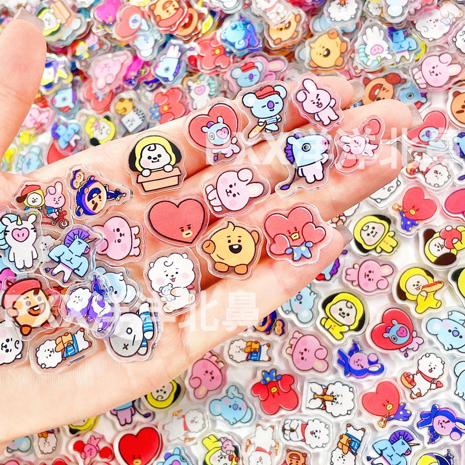 100pcs BT21 BTS single-layer 2 - Art Craft Store avaliação e preço