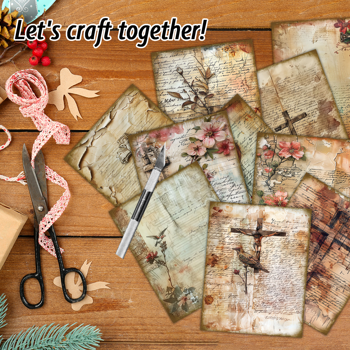 30pcs Bible Decorative Scrapbo - Art Craft Journal avaliação e preço