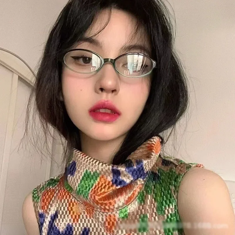 Retro Oval Glasses Women Girls - Art Craft Glasses avaliação e preço
