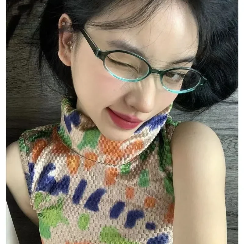 Retro Oval Glasses Women Girls - Art Craft Glasses avaliação e preço