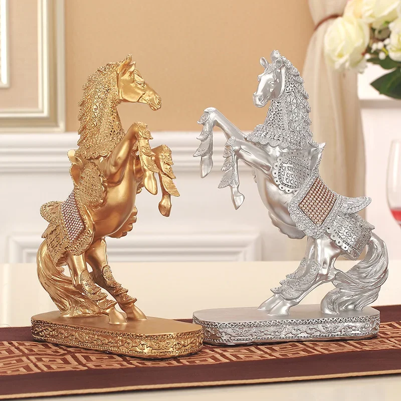 Horse Resin Sculpture Model Ho - Art Craft Bar avaliação e preço