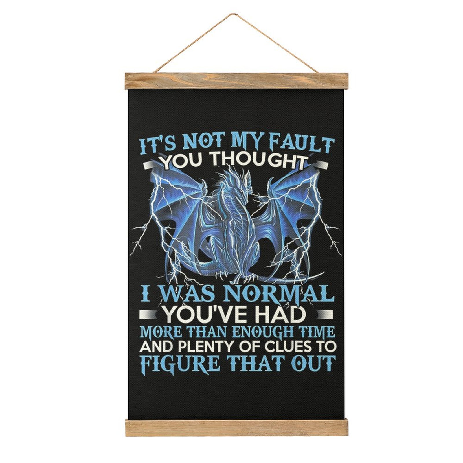 Linen Hanging Painting Dragon  - Art Craft Quotes avaliação e preço