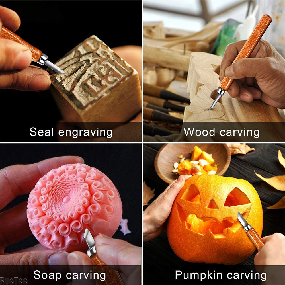12Pcs SK2 Woodworking Carving  - Art Craft Bag avaliação e preço