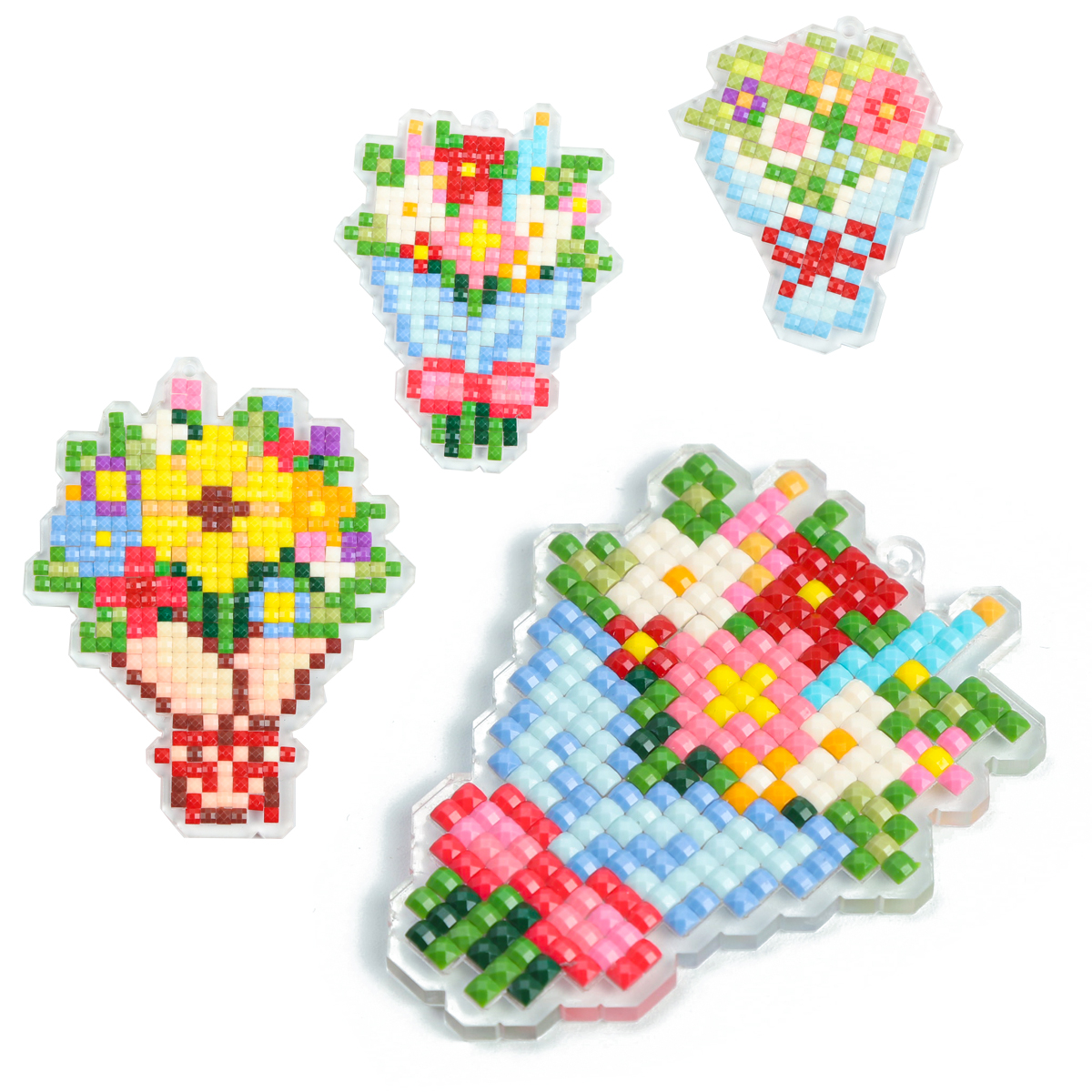 FOREVER YOUNG 3PCS Bouquet Acr - Art Craft Kits For Adults avaliação e preço