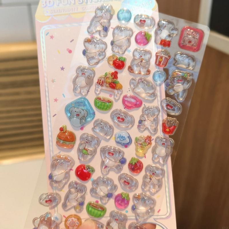Embossed Animal Sticker Adhesi - Art Craft 3 Year Old avaliação e preço