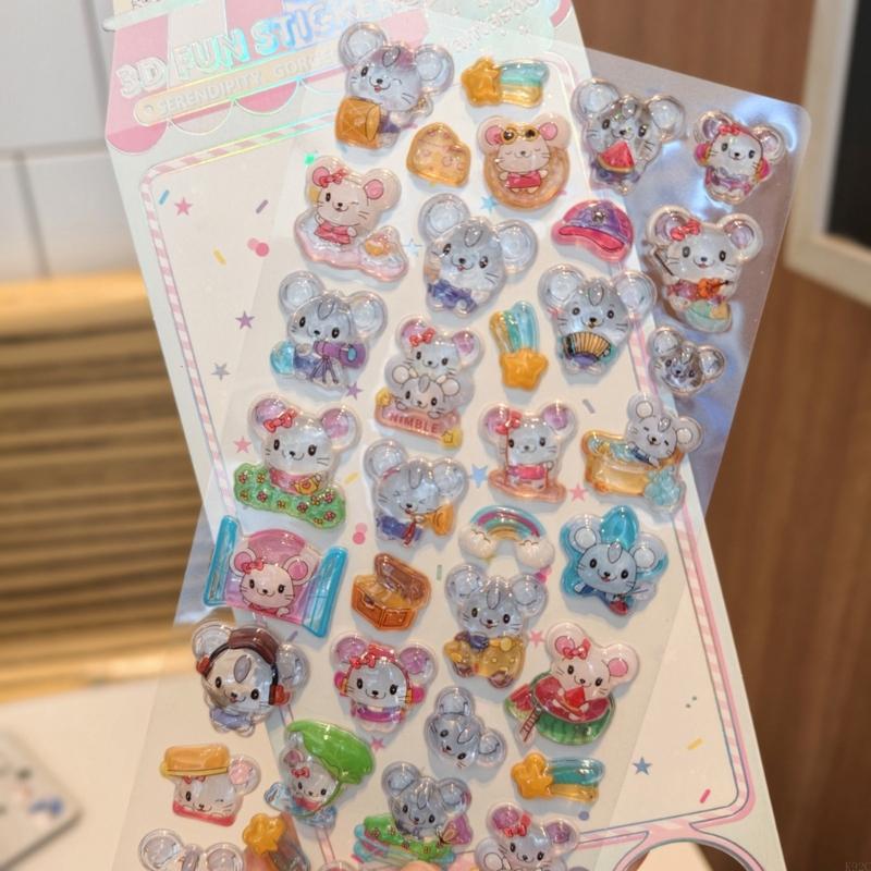 Embossed Animal Sticker Adhesi - Art Craft 3 Year Old avaliação e preço