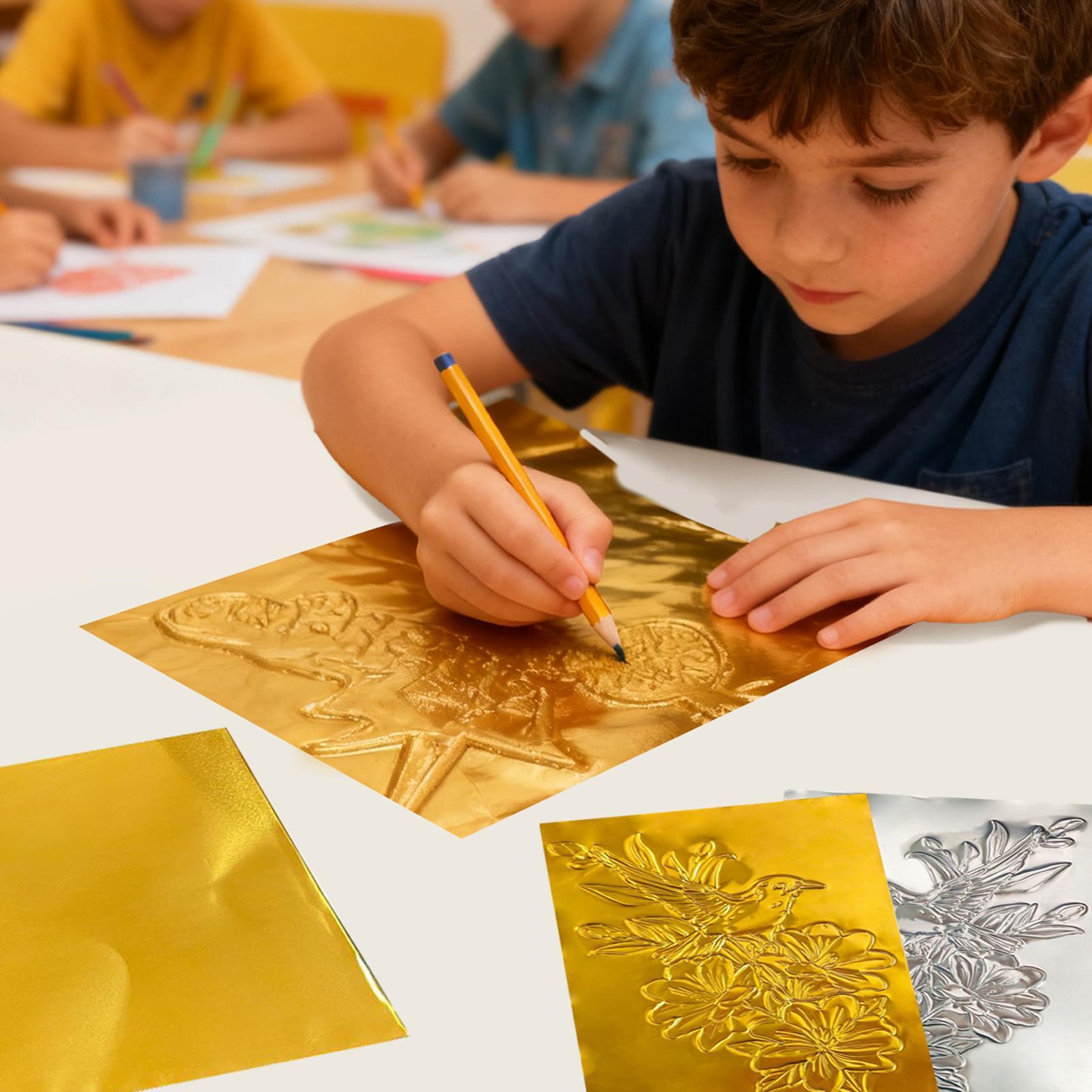 Foil Paper For Crafts 100 Piec - Art Craft With Paper avaliação e preço