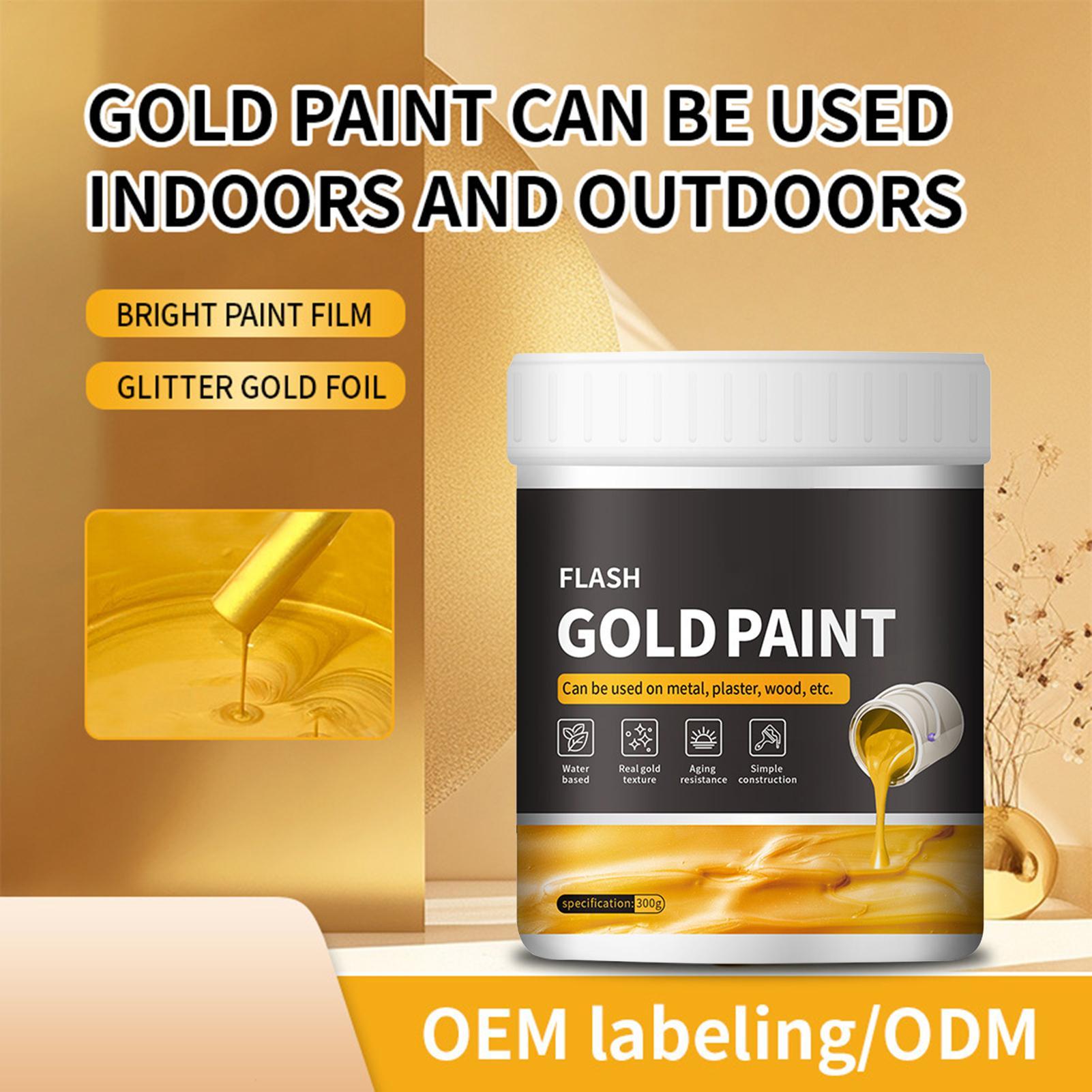 300g Liquid Gold Paint DIY Fas - Art Craft School avaliação e preço