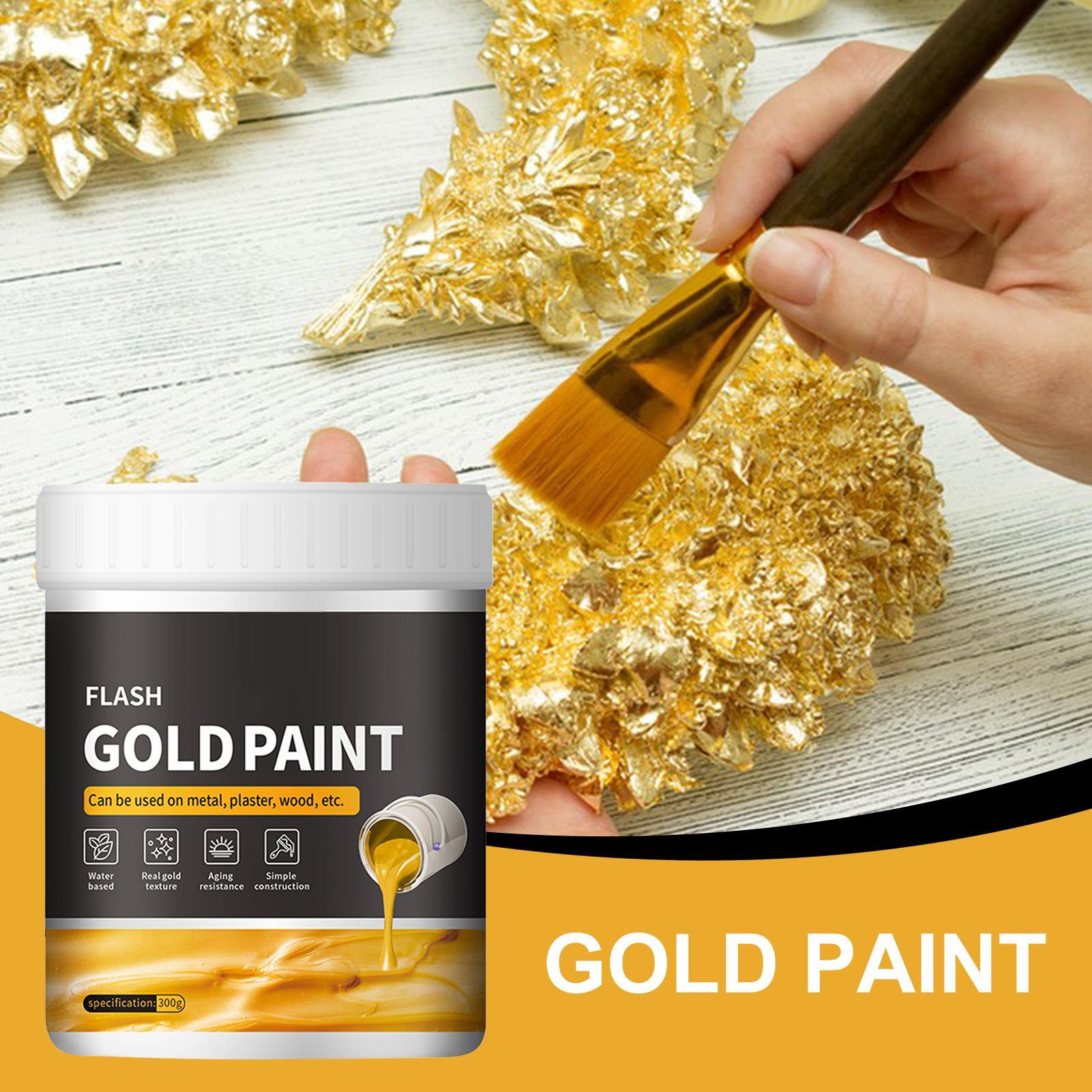 300g Liquid Gold Paint DIY Fas - Art Craft School avaliação e preço