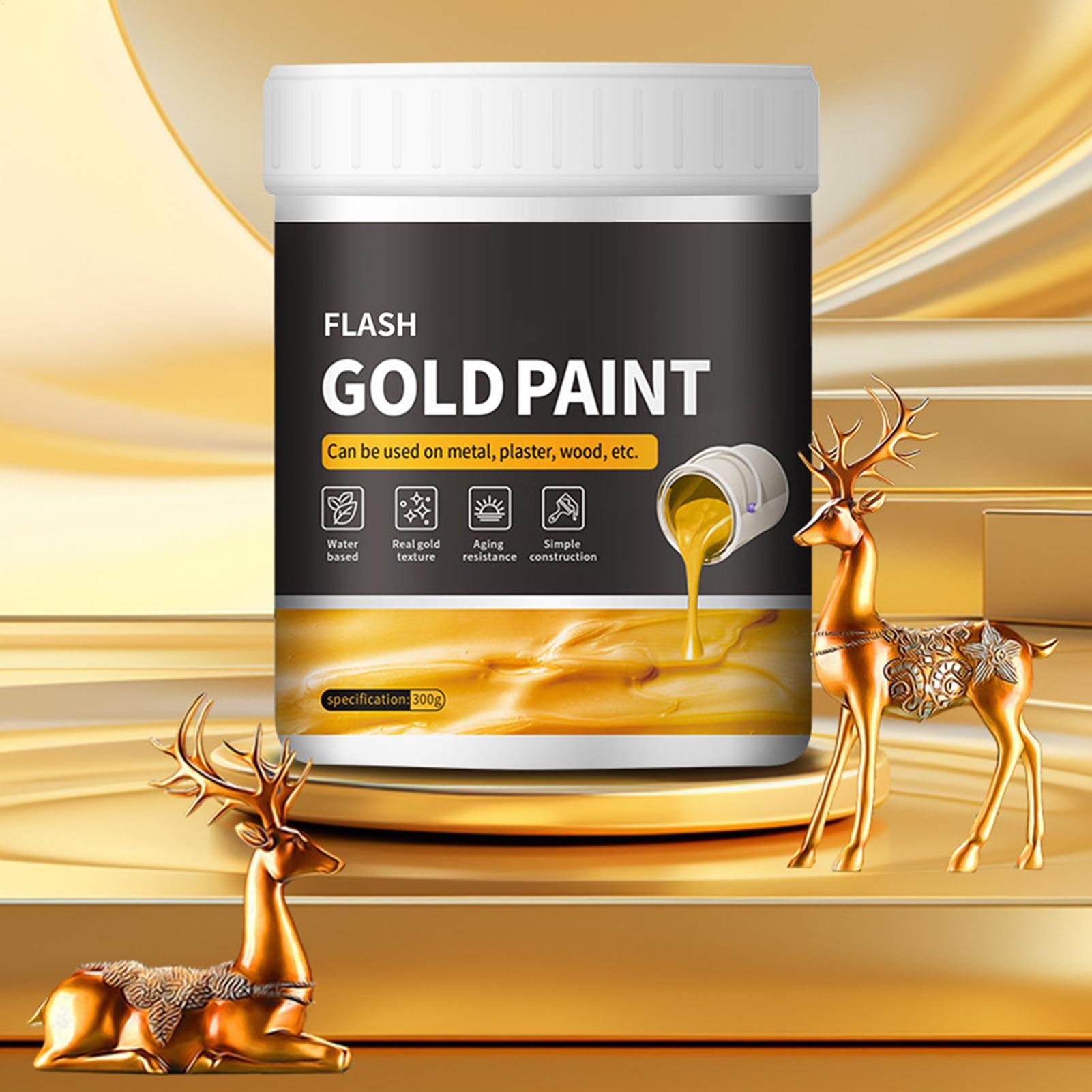 300g Liquid Gold Paint DIY Fas - Art Craft School avaliação e preço