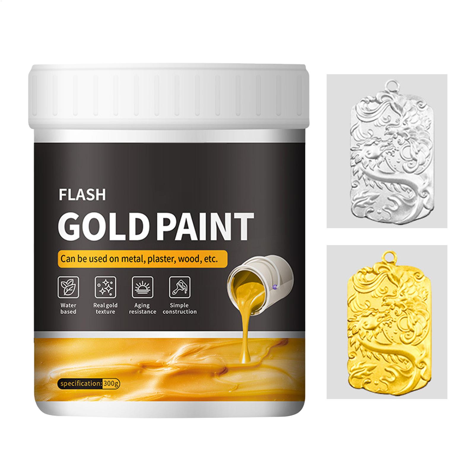 300g Liquid Gold Paint DIY Fas - Art Craft School avaliação e preço