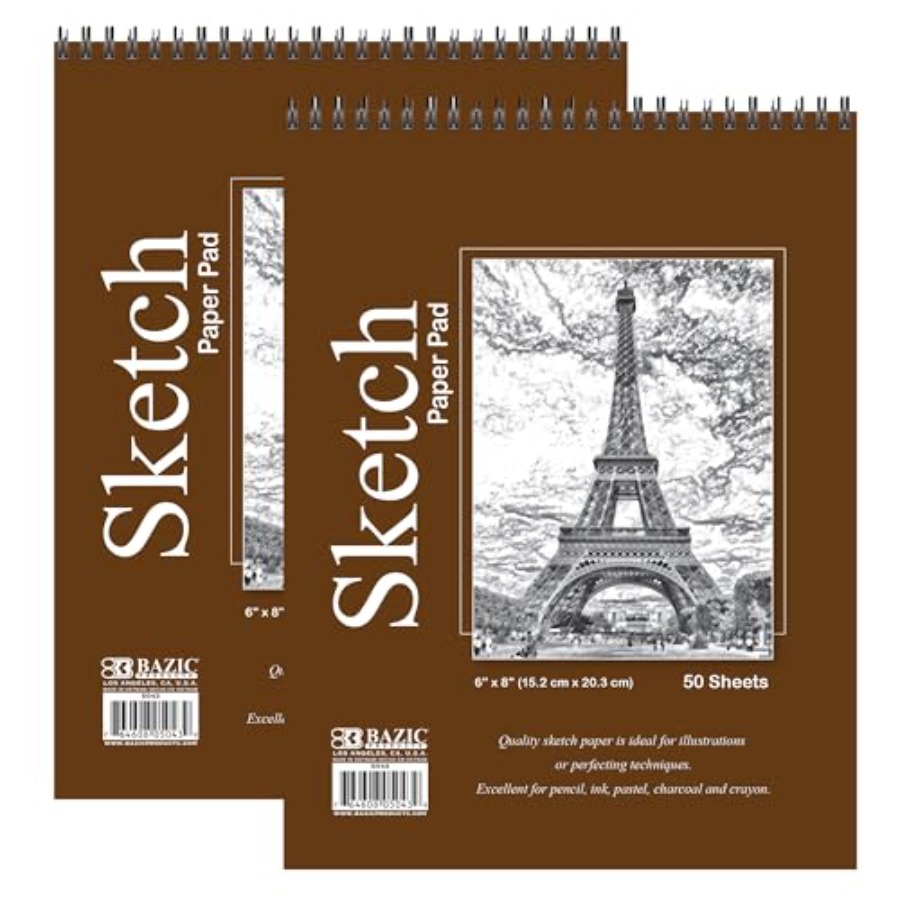 50 Count 6in x 8in Top Bound S - Art Craft School avaliação e preço