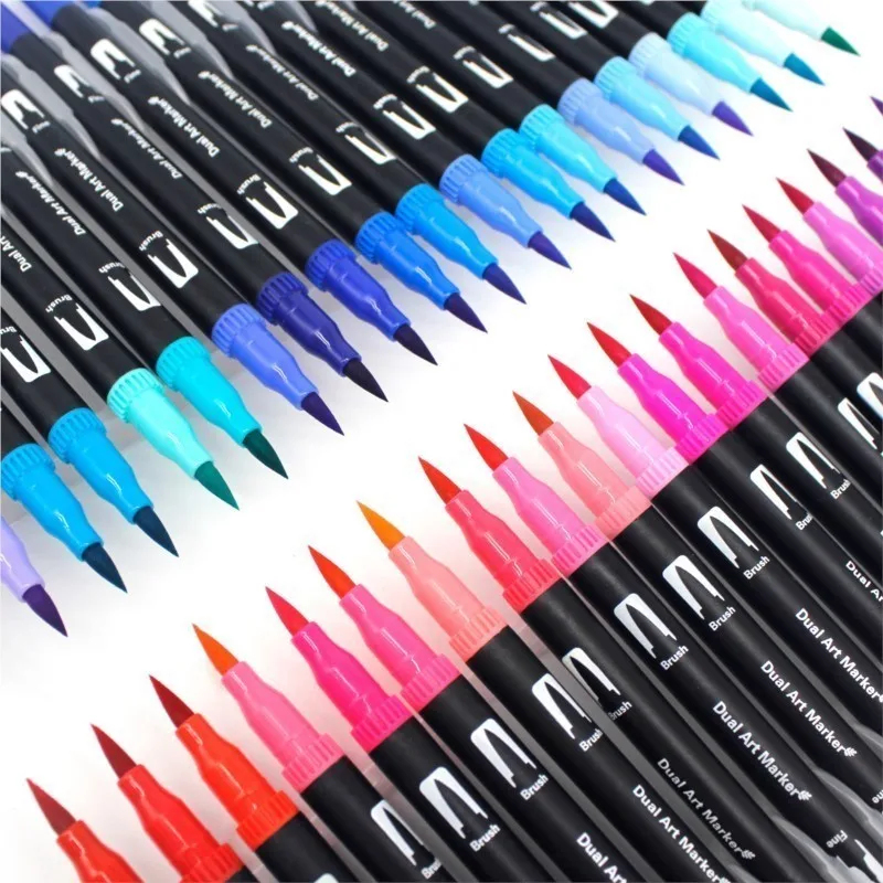 Vibrant 72/100PCS Double-Ended - Art Craft School avaliação e preço
