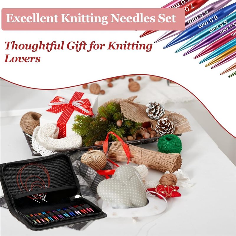 Short Interchangeable Knitting - Knitting Needle Circular avaliação e preço
