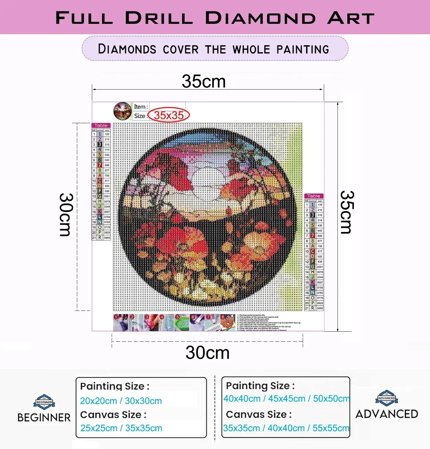 Adult Diamond Painting Novelty - Art Craft Quotes avaliação e preço