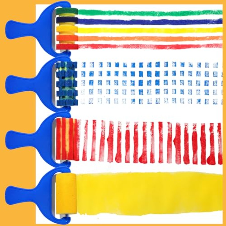 Kids Paint Brushes, 12 Pack Wa - Art Craft Toddlers avaliação e preço