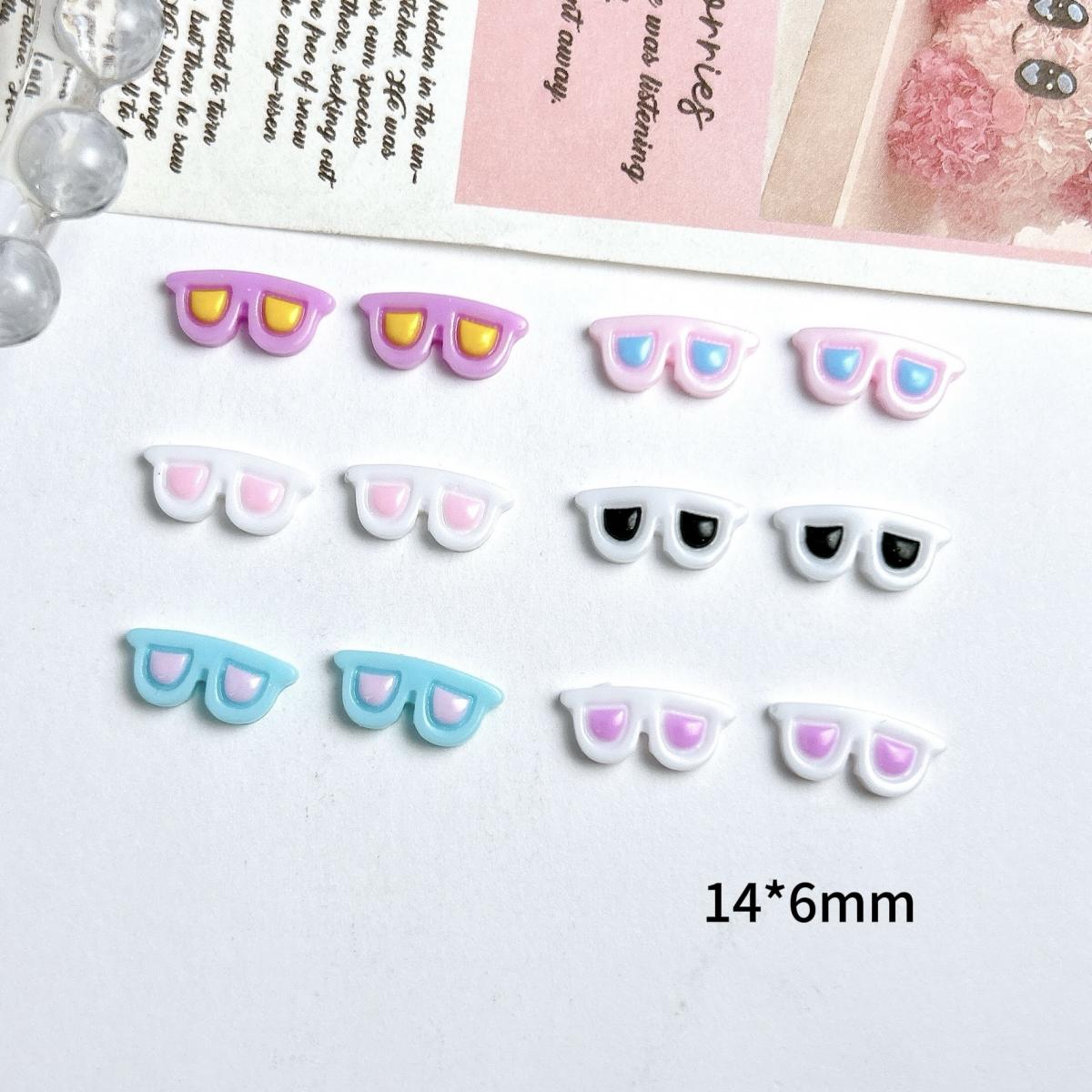 Double Colors Adorable Glasses - Art Craft Glasses avaliação e preço