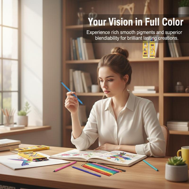 36 24 48 Colors Drawing Colore - Colored Pencil Professional avaliação e preço
