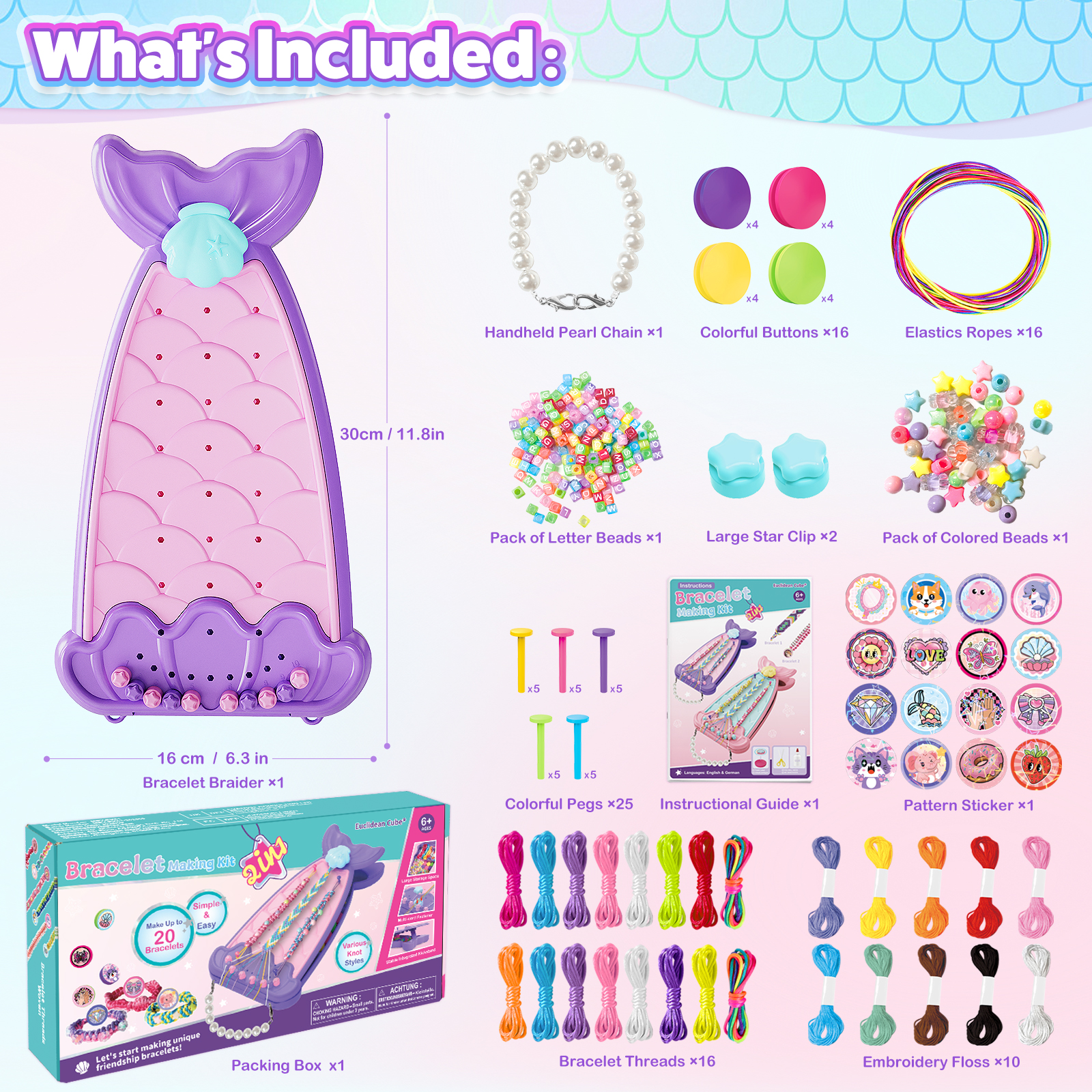 Friendship Bracelet Making Kit - Art Craft Ideas For Kids avaliação e preço